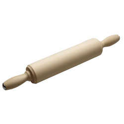 Скалка с вращающимися ручками 300х60 мм, липа - интернет-магазин КленМаркет.ру