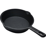 Сковорода чугунная 165/35 с ручкой порционная Luxstahl [НЕ70]