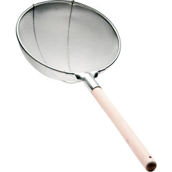 Сито 350 мм (крупная сетка 6 мм) с деревянной ручкой [DT-Y1801-35] - интернет-магазин КленМаркет.ру