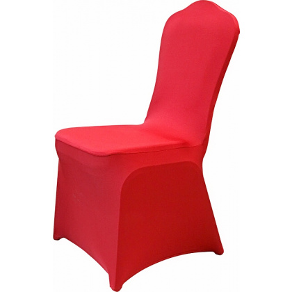 Чехол универсальный на стул из бифлекса цвет красный - интернет-магазин КленМаркет.ру