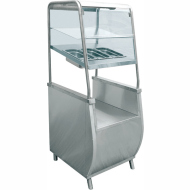 Прилавок для столовых приборов с хлебницей ABAT «Премьер» ПСПХ-70Т  Прилавок для столовых приборов с хлебницей ABAT «Премьер» ПСПХ-70Т