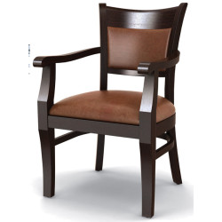 Стул «Честер» с мягким сиденьем и подлокотниками (деревянный каркас) - интернет-магазин КленМаркет.ру