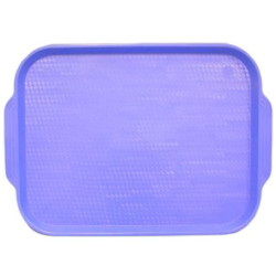 Поднос столовый из полистирола 450х355 мм голубой [1730] - интернет-магазин КленМаркет.ру