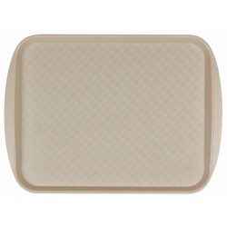 Поднос столовый из полистирола 420х300 мм бежевый [422106707] - интернет-магазин КленМаркет.ру