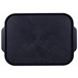 Поднос столовый из полистирола 450х355 мм темно-синий [1730] - интернет-магазин КленМаркет.ру