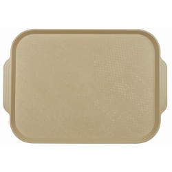 Поднос столовый из полистирола 450х355 мм бежевый [1730] - интернет-магазин КленМаркет.ру