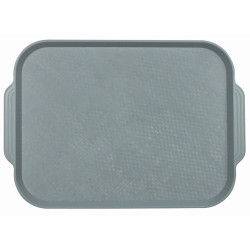 Поднос столовый из полистирола 450х355 мм серый [1730] - интернет-магазин КленМаркет.ру