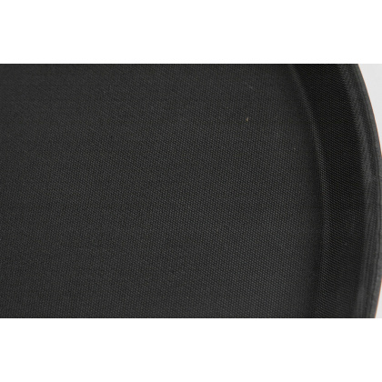 Поднос прорезиненный круглый 400х25 мм черный [1600CT Black] - интернет-магазин КленМаркет.ру
