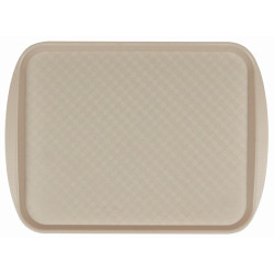 Поднос столовый из полистирола 450х350 мм бежевый [422106607] - интернет-магазин КленМаркет.ру