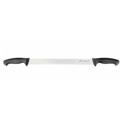 Нож для сыра с двумя ручками 350 мм Colour Luxstahl [WX-SL430] - интернет-магазин КленМаркет.ру