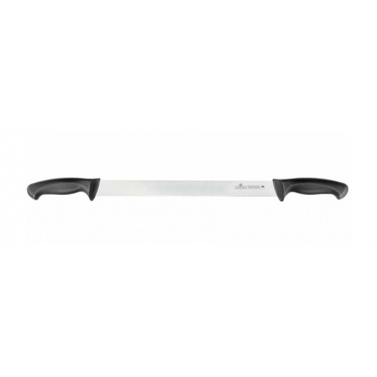 Нож для сыра с двумя ручками 300 мм Colour Luxstahl [WX-SL431] - интернет-магазин КленМаркет.ру