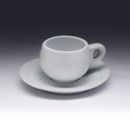 Чайная пара с овальным блюдцем «Collage» 150 мл