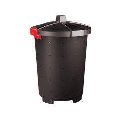 Бак для отходов с крышкой черный 45 л [460701681517,431253613] - интернет-магазин КленМаркет.ру