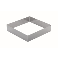 Форма для торта квадратная Luxstahl 220 мм, нержавеющая сталь