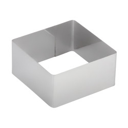 Форма для выпечки/выкладки гарнира или салата «Квадрат» Luxstahl 100х100 мм - интернет-магазин КленМаркет.ру