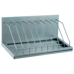 Полка настенная для досок ATESY ПКД-600 (9 секций) - интернет-магазин КленМаркет.ру