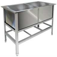 Ванна моечная двухсекционная