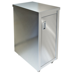 Стол-тумба островной ТЕХНО-ТТ СПС-834/407 нерж (дверь распашная) - интернет-магазин КленМаркет.ру