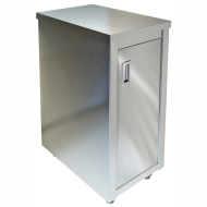 Стол-тумба островной ТЕХНО-ТТ СПС-834/407 нерж (дверь распашная)