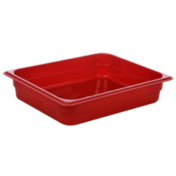 Гастроемкость из полипропилена без крышки GN 1/2 325х265x65 мм красная [422107404] - интернет-магазин КленМаркет.ру