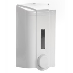 Диспенсер для жидкого мыла с индикатором бело-серый [S4] - интернет-магазин КленМаркет.ру