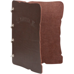 Папка для меню «Бюргер» из шорно-седельной кожи - интернет-магазин КленМаркет.ру