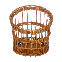 Корзинка пластиковая 350 мм коричневая [Brown 5440] - интернет-магазин КленМаркет.ру