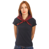 Косынка поварская бордовая [00500]