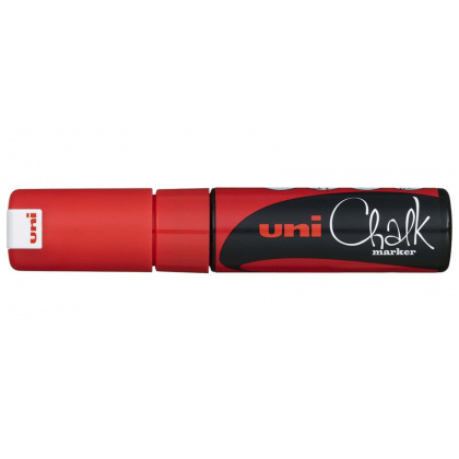Маркер красный для оконных и стеклянных поверхностей Uni Chalk PWE-8K - интернет-магазин КленМаркет.ру