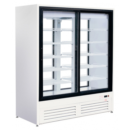 Шкаф холодильный ПРЕМЬЕР ШВУП1ТУ-1,4К2 (двери-купе, остекление с двух сторон) - интернет-магазин КленМаркет.ру