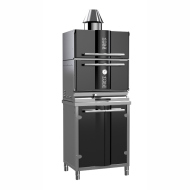Гриль-печь на углях KOPA 300SC с тепловым шкафом на подставке