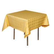 Скатерть 145х145 см «Журавинка» желтая (квадрат)  Скатерть 145х145 см «Журавинка» желтая (квадрат)