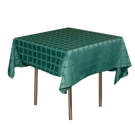 Скатерть 145х195 см «Журавинка» темно-зеленая (квадрат)