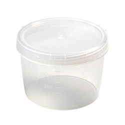 Контейнер 107х80 мм с завинчивающейся крышкой полипропилен [431139201] - интернет-магазин КленМаркет.ру