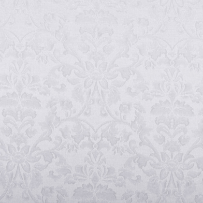 Скатерть 145х145 см «Журавинка» белая (цветок) - интернет-магазин КленМаркет.ру