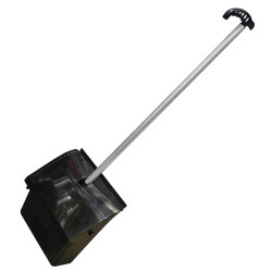 Совок Clip с крышкой, резиновый профиль [00005636] - интернет-магазин КленМаркет.ру