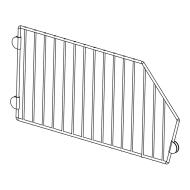 Разделитель для корзин 470х160 мм