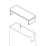 Заглушка стойки 80х30 мм