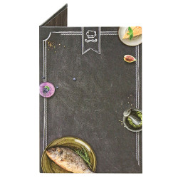 Папка для счетов «Мел» из кашированного картона - интернет-магазин КленМаркет.ру