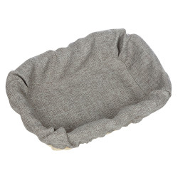 ЧЕХОЛ ДЛЯ КОРЗИНКИ РОГОЖКА СЕРЫЙ (цвет 12) (кт1915 кт1914 прямоугольный) - интернет-магазин КленМаркет.ру