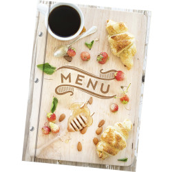 Папка для меню «Круассан» из кашированного картона - интернет-магазин КленМаркет.ру