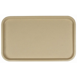 Поднос столовый из полипропилена 530x330 мм бежевый - интернет-магазин КленМаркет.ру