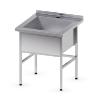 Ванна моечная односекционная с бортом