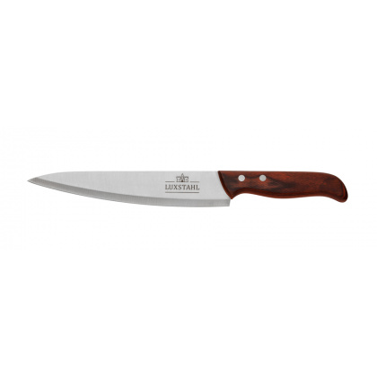 Нож поварской 196 мм Wood Line Luxstahl [HX-KK069-D] - интернет-магазин КленМаркет.ру