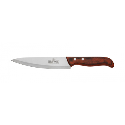 Нож поварской 152 мм Wood Line Luxstahl [HX-KK069-C] - интернет-магазин КленМаркет.ру
