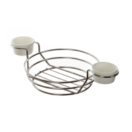 Корзинка с 2-мя соусниками 265х155х57 мм  Корзинка с 2-мя соусниками 265х155х57 мм