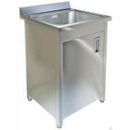 Ванна моечная односекционная с распашной дверкой