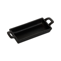 Сковорода 153х77 мм с двумя ручками порционная чугун Luxstahl [HE1577] - интернет-магазин КленМаркет.ру