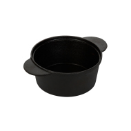 Кастрюля 1,8 л с двумя ручками чугун Luxstahl [HE198D]