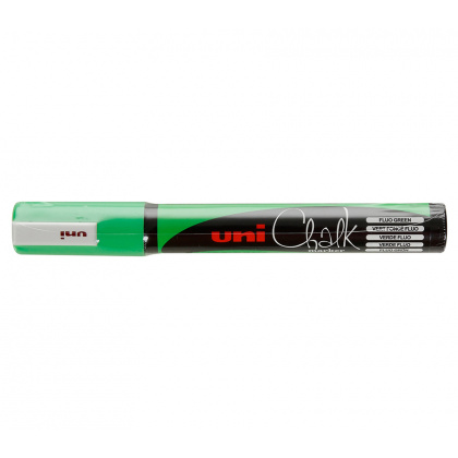 Маркер «Зеленый неон» для оконных и стеклянных поверхностей 1,8-2,5 мм Uni Chalk PWE-5M [110033] - интернет-магазин КленМаркет.ру
